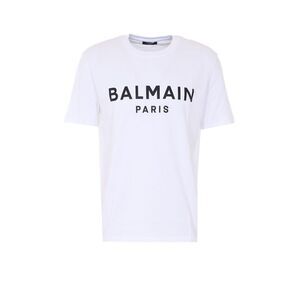 Balmain Men Balmain Paris Print T-Shirt
